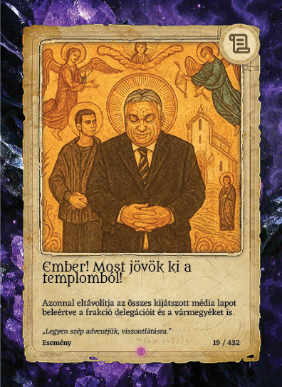 Ember! Most jövök ki a templomból!