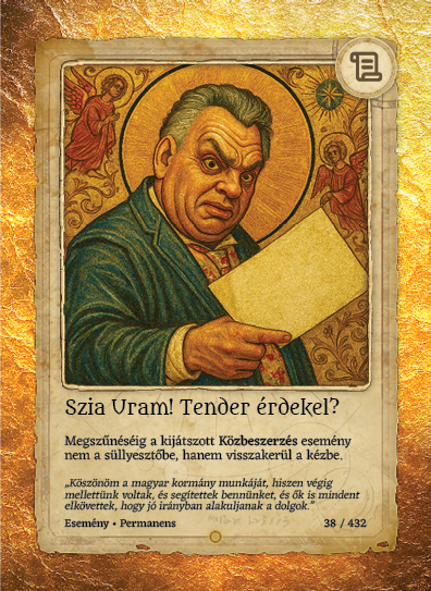 Szia Uram! Tender érdekel?