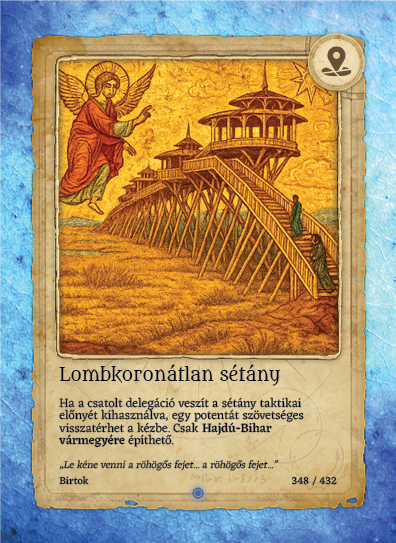 Lombkoronátlan sétány