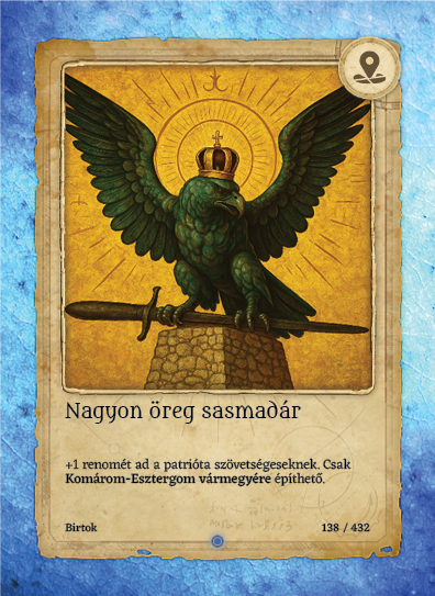 Nagyon öreg sasmadár