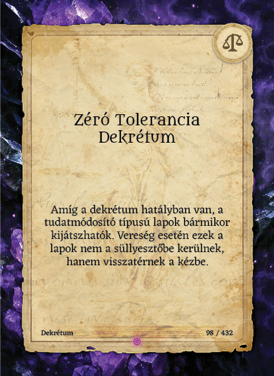 Zéró Tolerancia Dekrétum