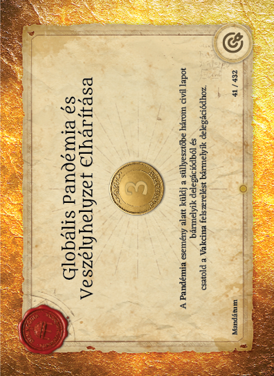 Globális Pandémia és Veszélyhelyzet Elhárítása