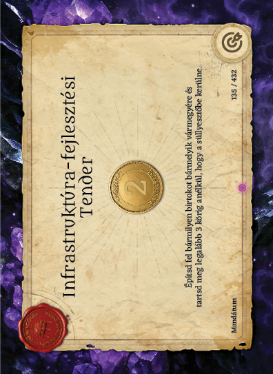 Infrastruktúra-fejlesztési Tender