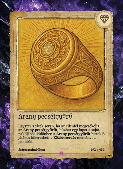 Arany pecsétgyűrű