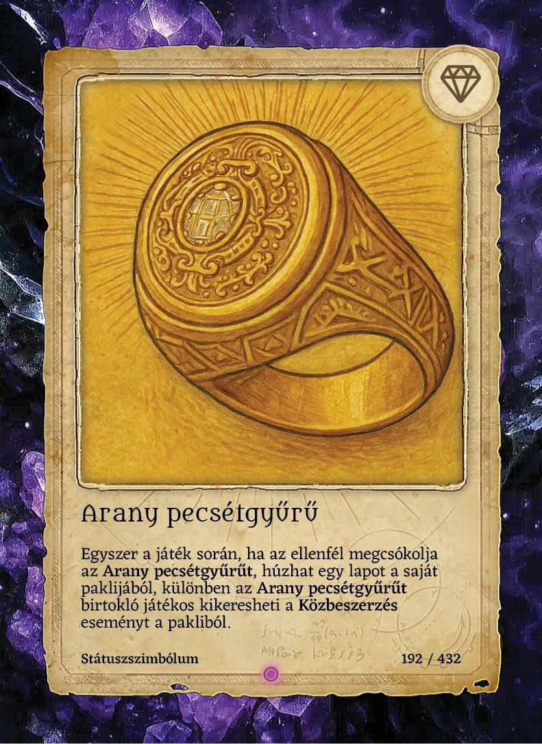 Arany pecsétgyűrű