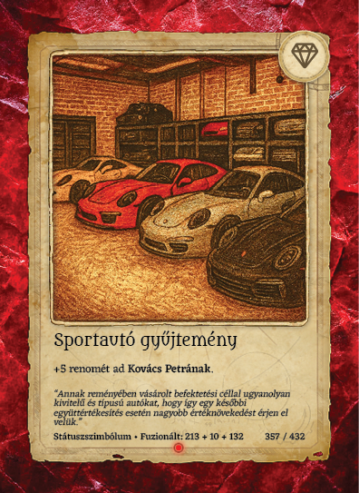 Sportautó gyűjtemény