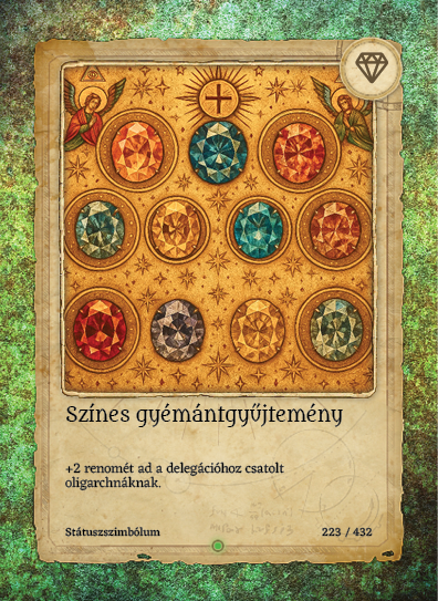 Színes gyémántgyűjtemény