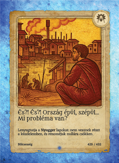 És?! És?! Ország épül, szépül... Mi probléma van?