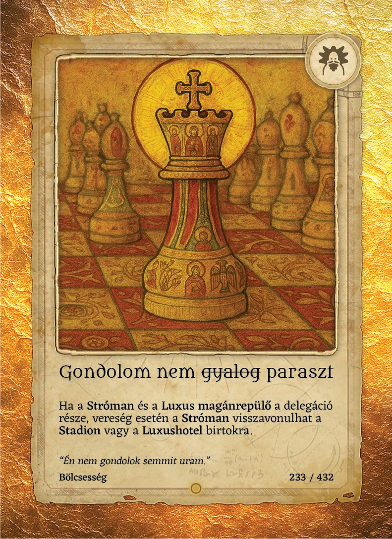 Gondolom nem gyalog paraszt