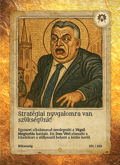 Stratégiai nyugalomra van szükségünk!
